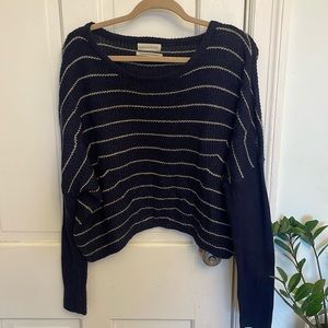 Urban Outfitters Navy Striped Sweater